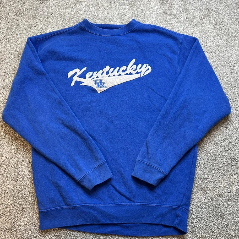 vtg Kentucky Wildcats Sweatshirt‎ Mens Medium NCAA Basketball Crewneck Pullover